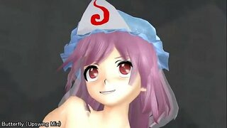 Loading ny chords ho an &#039;【MMD】Saigyoji Yuyuko vs Marokoroko Mitaingina Milina【R-18】